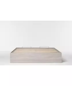 LETTO MATRIMONIALE CONTENITORE "BED BOX" OLMO NATURALE 160X190 CM